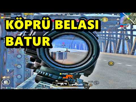 KÖPRÜ BELASI BATUR ! HER YERE DALDIM MÜTHİŞ MAÇ BATUR GAME SOLO SQUAD PUBG MOBİLE