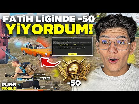 FATİH LİGİNDE -50 YİYORDUM! MAÇIN ORTASINDA HESABA GİRDİLER - PUBG MOBİLE