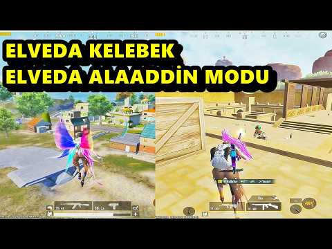 ELVEDA KELEBEK VE ALAADDİN MODU ! BATUR GAME SOLO SQUAD PUBG MOBİLE