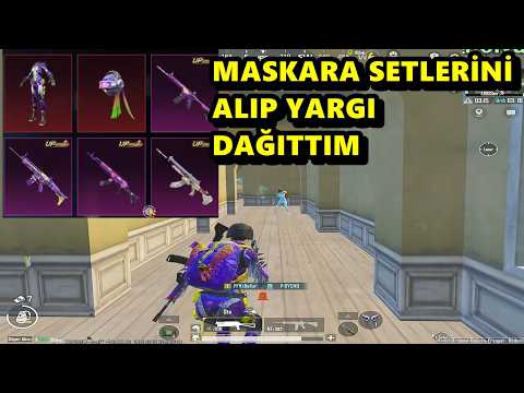 MASKARA SETLERİNİ ALIP YARGI DAĞITTIM ! BATUR GAME SOLO SQUAD PUBG MOBİLE