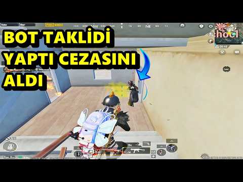 BOT TAKLİDİ YAPTI CEZASINI ALDI ! BATUR GAME SOLO SQUAD PUBG MOBİLE