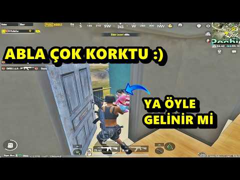 ABLA KORKUDAN BAYILDI :) BATUR GAME SOLO SQUAD PUBG MOBİLE