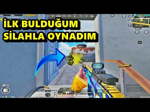 İLK BULDUĞUM SİLAHLA OYNAMA CHALLANGE ! BATUR GAME SOLO SQUAD PUBG MOBİLE