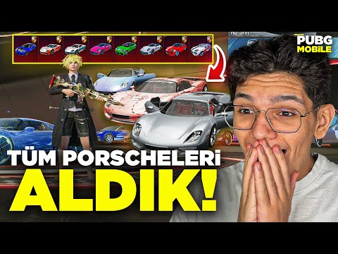 TÜM PORSCHELERİ 210.000 UC'YE ÇIKARDIK! - PUBG MOBİLE