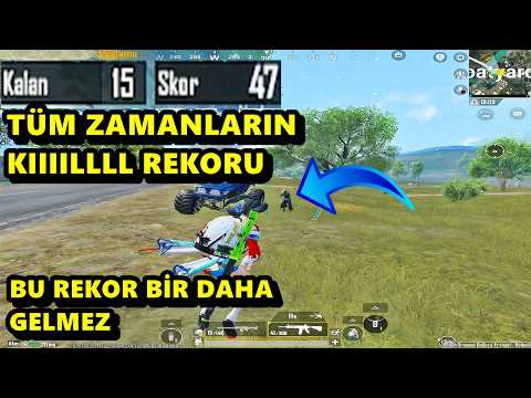 TÜM ZAMANLARIN KIIILLL REKORU ! BU REKOR BİR DAHA GELMEZ BATUR GAME SOLO SQUAD PUBG MOBİLE