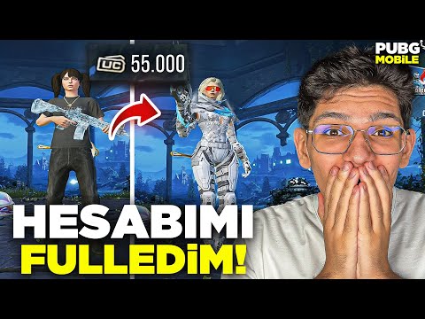 HESABIMA 50.000 UC YATIRIP FULLEDİM! YENİ NİHAİ | PUBG MOBİLE