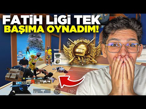 FATİH LİGİNDE TEK BAŞIMA OYNADIM! SIRA 50 - PUBG MOBİLE