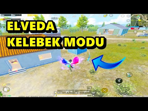 ELVEDA KELEBEK MODU ! MODA YAKIŞIR SON BATUR GAME SOLO SQUAD PUBG MOBİLE