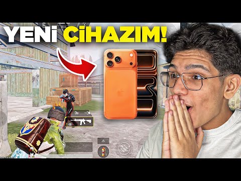 YENİ CİHAZIM 17 PRO MAX İLE OYNADIM 120 FPS😱 - PUBG MOBİLE