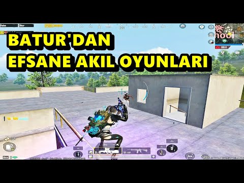BATUR'DAN MÜTHİŞ AKIL OYUNLARI ! BATUR GAME SOLO SQUAD PUBG MOBİLE