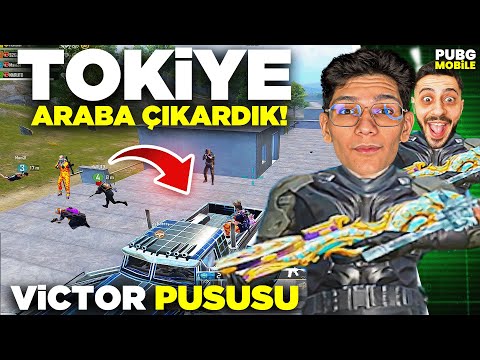TOKİYE ARABA ÇIKARDIK!! EKİPLE VİCTOR PUSUSU - PUBG MOBİLE