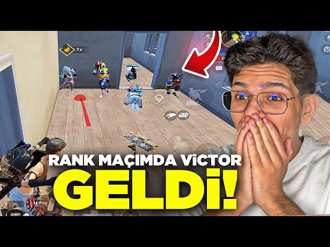 RANK MAÇIMDA VİCTOR EKİBİ GELDİ! - PUBG MOBİLE