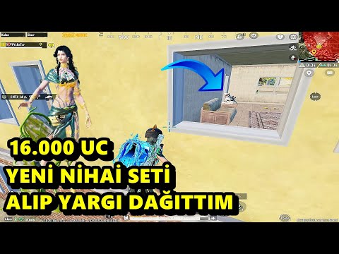 YENİ NİHAİ SETİ ALIP YARGI DAĞITTIM ! BATUR GAME SOLO SQUAD PUBG MOBİLE
