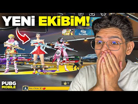 DOĞUM GÜNÜME ÖZEL YENİ EKİBİM! - PUBG MOBİLE