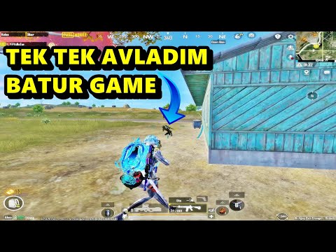 TEK TEK AVLADIM ! EFSANE MAÇ BATUR GAME SOLO SQUAD PUBG MOBİLE
