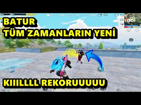 BATUR'DAN YENİ TÜM ZAMANLARIN KIIIILLL REKORUU ! BATUR GAME SOLO SQUAD PUBG MOBİLE