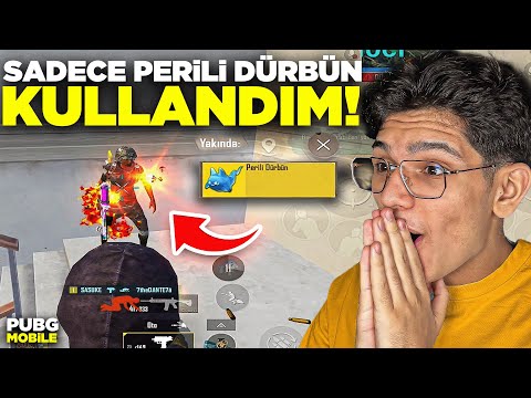 SADECE YENİ GELEN PERİLİ DÜRBÜNÜ KULLANARAK WİN ALMAK ! - PUBG MOBİLE