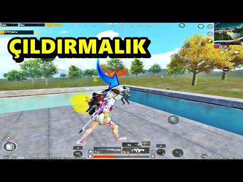 RESMEN ÇILDIRMALIK HAREKET ! EFSANE MAÇ AMAAA BATUR GAME SOLO SQUAD PUBG MOBİLE