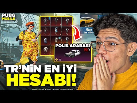 TR NİN EN İYİ HESABI! 98 SEVİYE KOLEKSİYON - PUBG MOBİLE