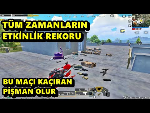 TÜM ZAMANLARIN ETKİNLİK REKORU ! BU MAÇI KAÇIRAN PİŞMA NOLUR BATUR GAME SOLO SQUAD PUBG MOBİLE