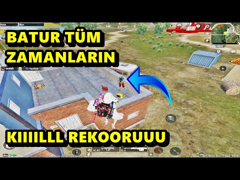 TÜM ZAMANLARIN KIIIILLL REKORU ! MÜKEMMEL MAÇ BATUR GAME SOLO SQUAD PUBG MOBİLE