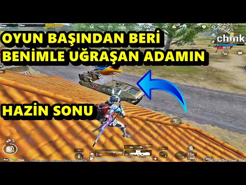 OYUN BAŞINDAN BERİ BENİMLE UĞRAŞAN ADAMIN HAZİN SONU ! BATUR GAME SOLO SQUAD PUBG MOBİLE