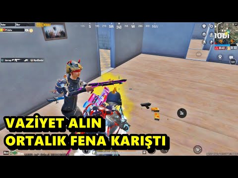 VAZİYET ALIN ORTALIK FENA KARIŞTI ! MÜTHİŞ MAÇ BATUR GAME SOLO SQUAD PUBG MOBİLE