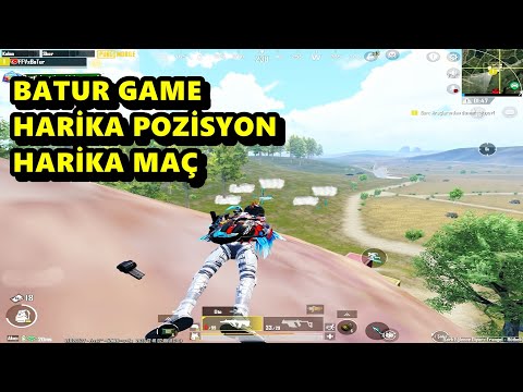 HARİKA MAÇ HARİKA POZİSYON ! BATUR GAME SOLO SQUAD PUBG MOBİLE