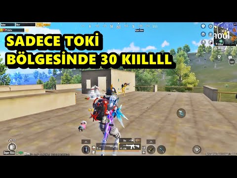 SADECE TOKİ BÖLGESİNDE 30 KIIIILLLLL ! BATUR GAME SOLO SQUAD PUG MOBİLE