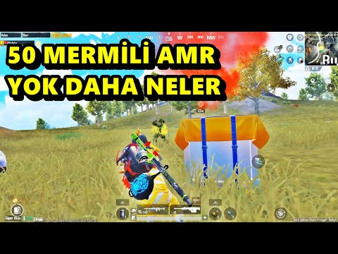 50 MERMİLİ AMR ! YOK DAHA NELER BATUR GAME SOLO SQUAD PUBG MOBİLE
