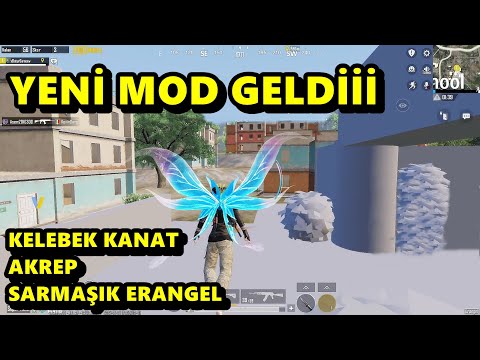 YENİ MOD GELDİİİ ! KELEBEK KANAT AKREP VE SARMAŞIK ERANGEL  BATUR GAME SOLO SQUAD PUBG MOBİLE