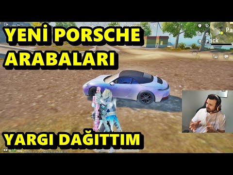 YENİ PORSCHE ARABALARINI ALIP YARGI DAĞITTIM ! BATUR GAME SOLO SQUAD PUBG MOBİLE
