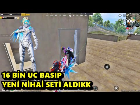 16 BİN UC BASIP YENİ NİHAİ SETİ ALDIK YARGI DAĞITTIK ! BATUR GAME SOLO SQUAD PUBG MOBİLE