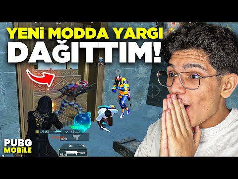 YENİ MODDA İMKANSIZ VURUŞU YAPTIM! YARGI DAĞITTIM - PUBG MOBİLE