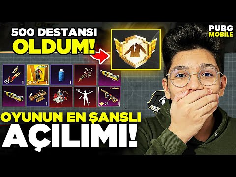 HAYALİM GERÇEKLEŞTİ! 500 DESTANSI OLDUM - PUBG MOBİLE