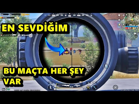 EN SEVDİĞİM ! BU MAÇTA HER ŞEY VAR BATUR GAME SOLO SQUAD PUBG MOBİLE
