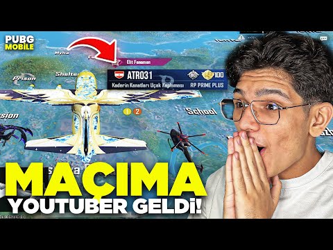 MAÇIMA YOUTUBER GELDİ! - PUBG MOBİLE