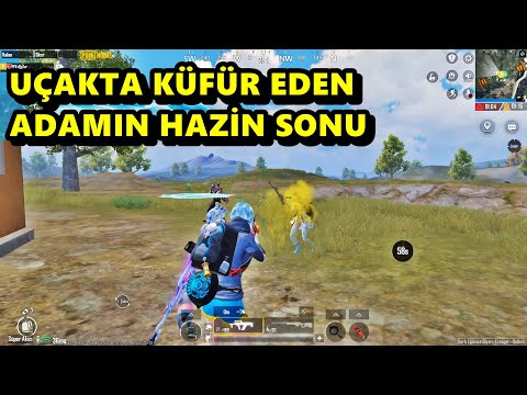 UÇAKTA KÜFÜR EDEN ADAMIN HAZİN SONU ! BATUR GAME SOLO SQUAD PUBG MOBİLE