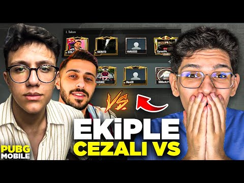 EKİPLE CEZALI 4V4 ATTIK! SAĞLAM VS - PUBG MOBİLE