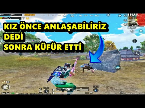 KIZ ÖNCE ANLAŞABİLİRİZ DEDİ SONRA KÜFÜR ETTİ ! BATUR GAME SOLO SQUAD PUBG MOBİLE
