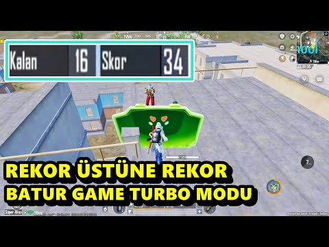 REKOR ÜSTÜNE REKOR ! BATUR GAME TURBO MODUNU AÇTI SOLO SQUAD PUBG MOBİLE