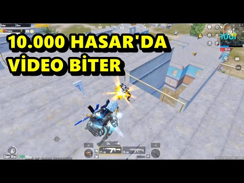 10.000 HASAR DA VİDEO BİTER ! MÜTHİŞ MAÇ BATUR GAME SOLO SQUAD PUBG MOBİE