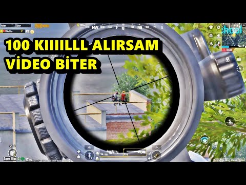 100 KIIILLL ALIRSAM VİDEO BİTER ! BATUR GAME SOLO SQUAD PUBG MOBİLE