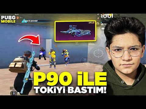 P90 ALIP TOKİYİ BASTIM! EKİBİ YOK ETTİM - PUBG MOBİLE