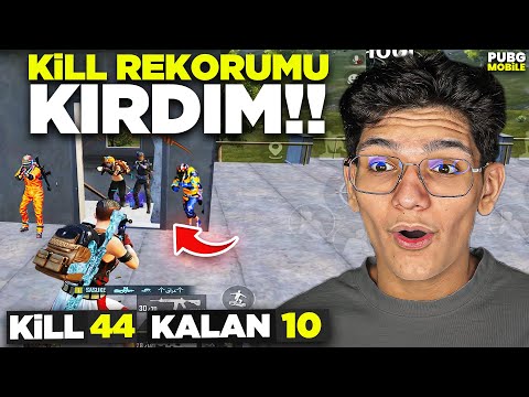 OHA! KİLL REKORUMU KIRDIM! SEZON REKORUM - PUBG MOBİLE