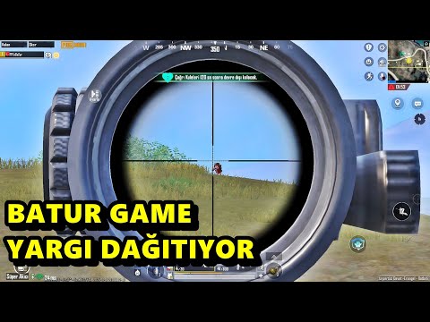 BATUR GAME YARGI DAĞITIYOR ! MÜTHİŞ MAÇ BATUR GAME SOLO SQUAD PUBG MOBİLE