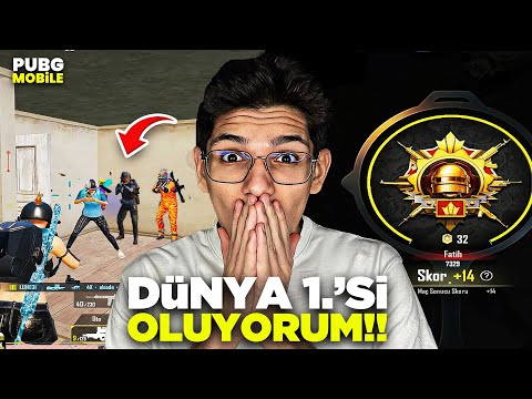 DÜNYA 1.'Sİ OLUYORUM! FATİH LİGİ RANK - PUBG MOBİLE