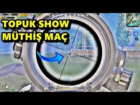 EFSANE TOPUK SHOW ! MÜTHİŞ MAÇ BATUR GAME SOLO SQUAD PUBG MOBİLE