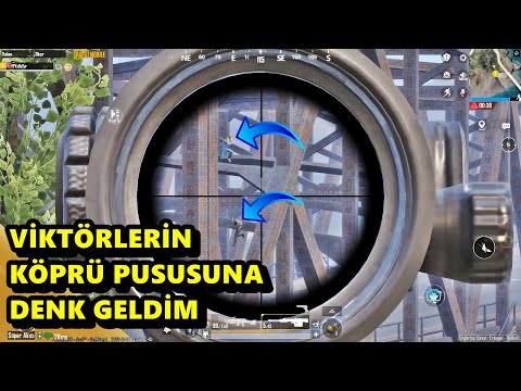 VİKTÖRLERİN KÖPRÜ PUSUSUNA DENK GELDİM ! HARİKA MAÇ BATUR GAME SOLO SQUAD PUBG MOBİLE