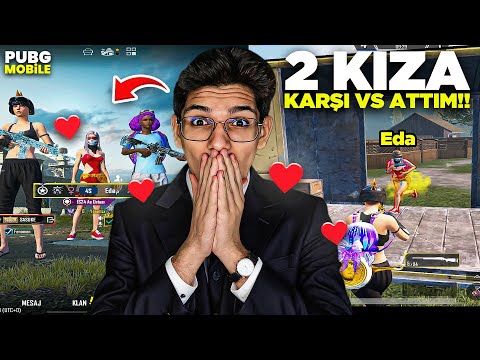 RASTGELE KIZLA UC CEZALI VS ATTIM🥰   - PUBG MOBİLE